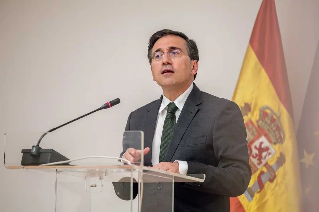 El ministro de Asuntos Exteriores, Uni&oacute;n Europea y Cooperaci&oacute;n, Jos&eacute; Manuel Albares