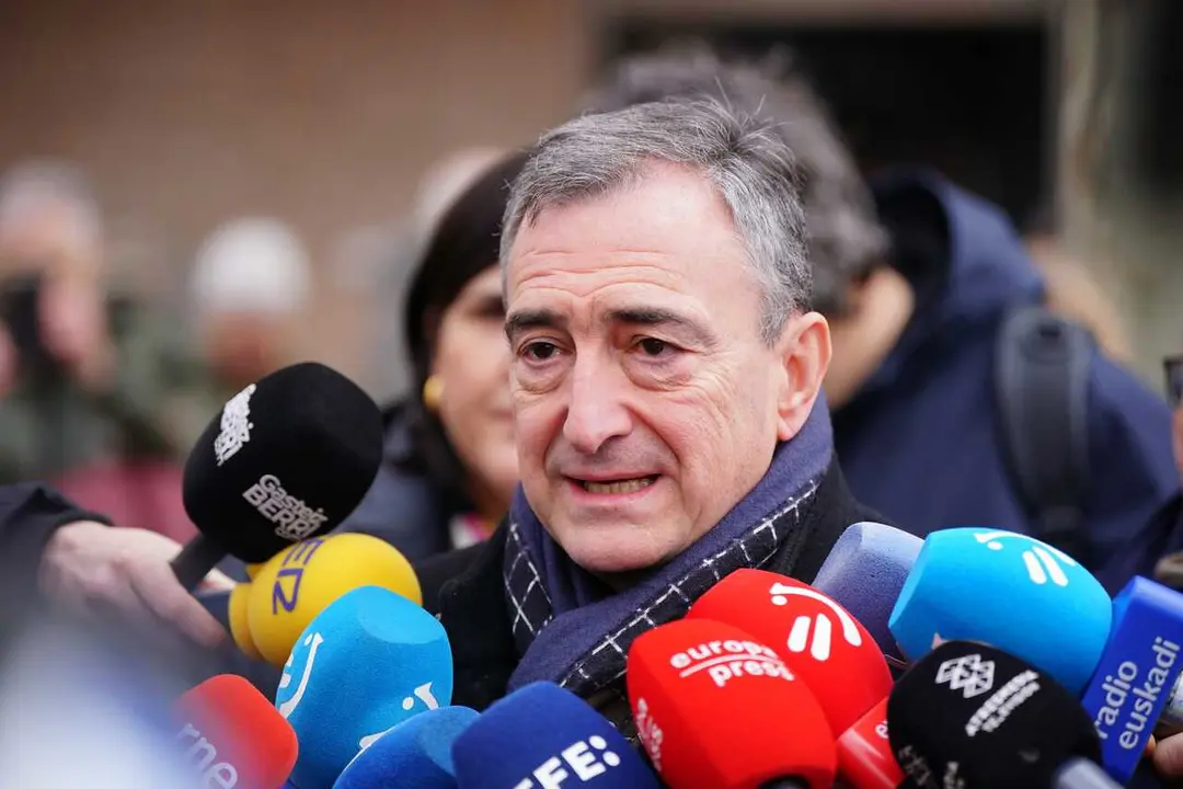 Archivo - El presidente del Euzkadi Buru Batzar, Aitor Esteban