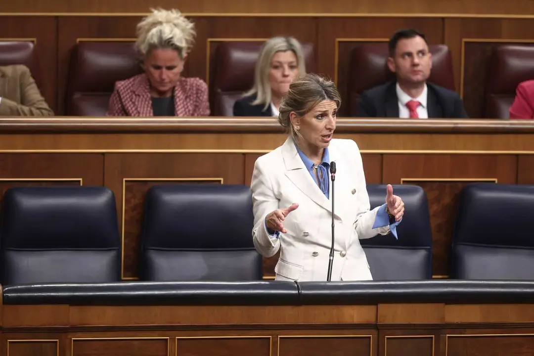 La vicepresidenta segunda y ministra de Trabajo y Econom&iacute;a Social, Yolanda D&iacute;az