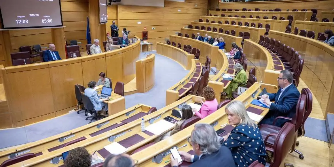 La Comisi&oacute;n de Derechos Sociales, Consumo y Agenda 2030 en el Senado.