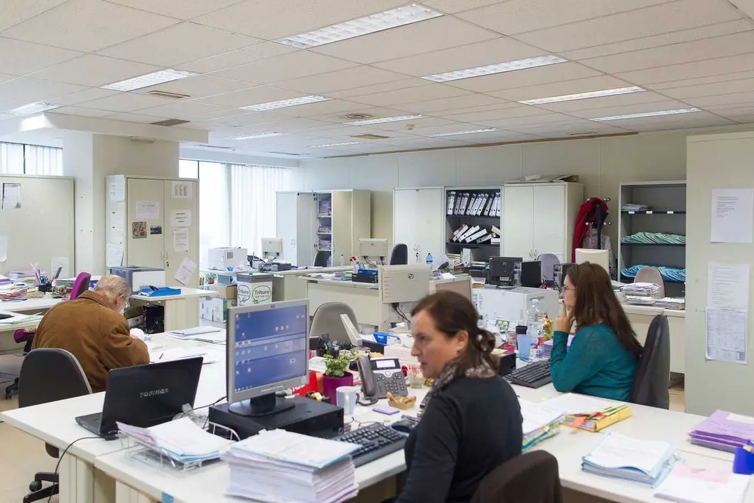 Archivo - Oficinas de la Audiencia Provincial de la Comunidad de Madrid, funcionarios, funcionario, trabajadores de la Comunidad de Madrid, justicia, legajos, legajo, documentos, documento