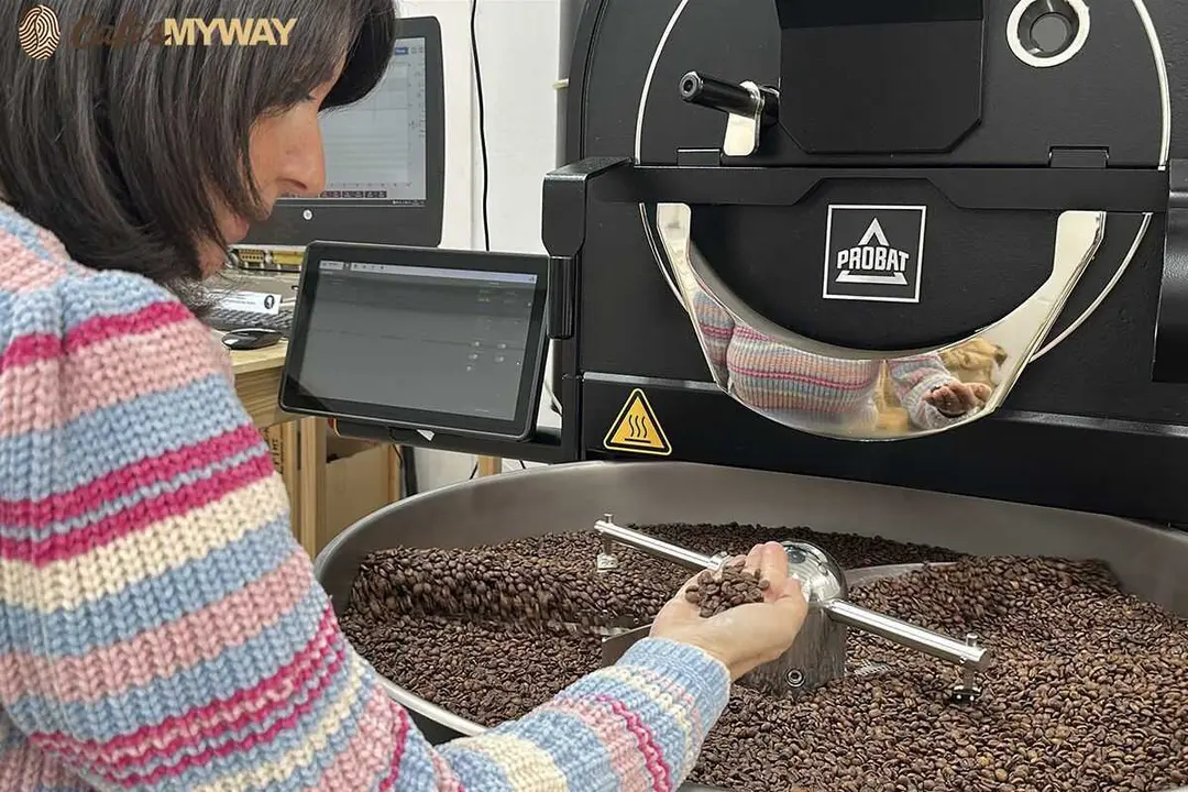 Lidia en la Tostadora Caf&eacute;s Myway