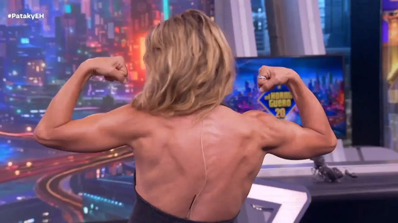 Elsa Pataky mostrando su espalda en El Hormiguero