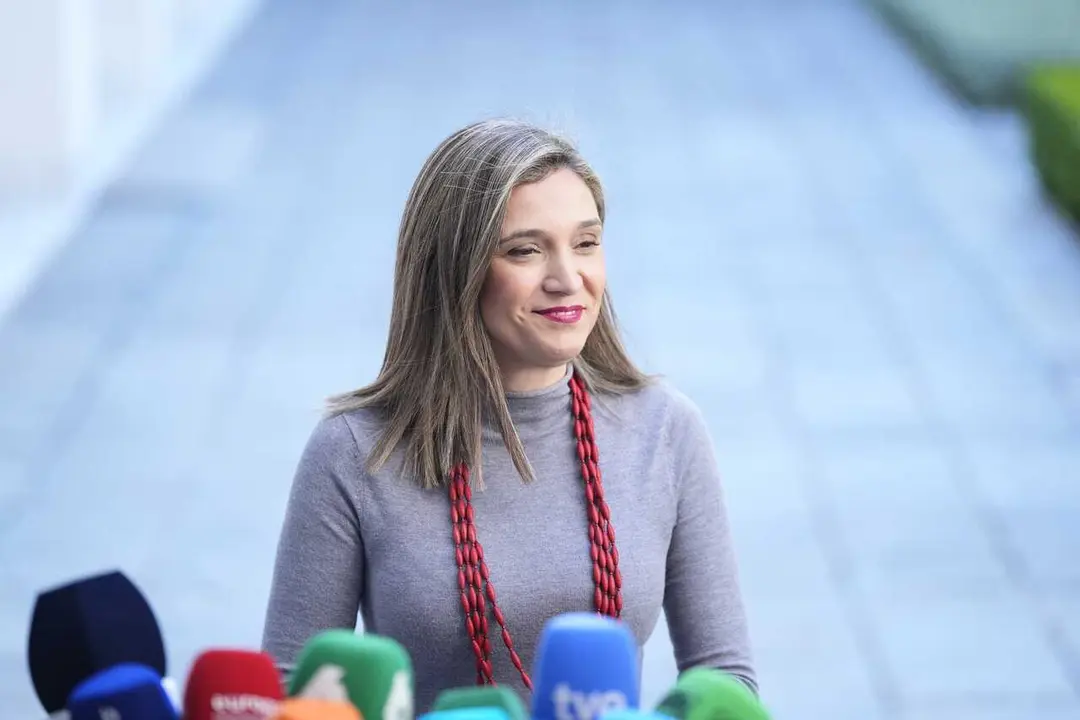 Imagen de archivo de la vicesecretaria general del PSOE-A y candidata n&uacute;mero uno por Huelva al Parlamento andaluz, Mar&iacute;a M&aacute;rquez.