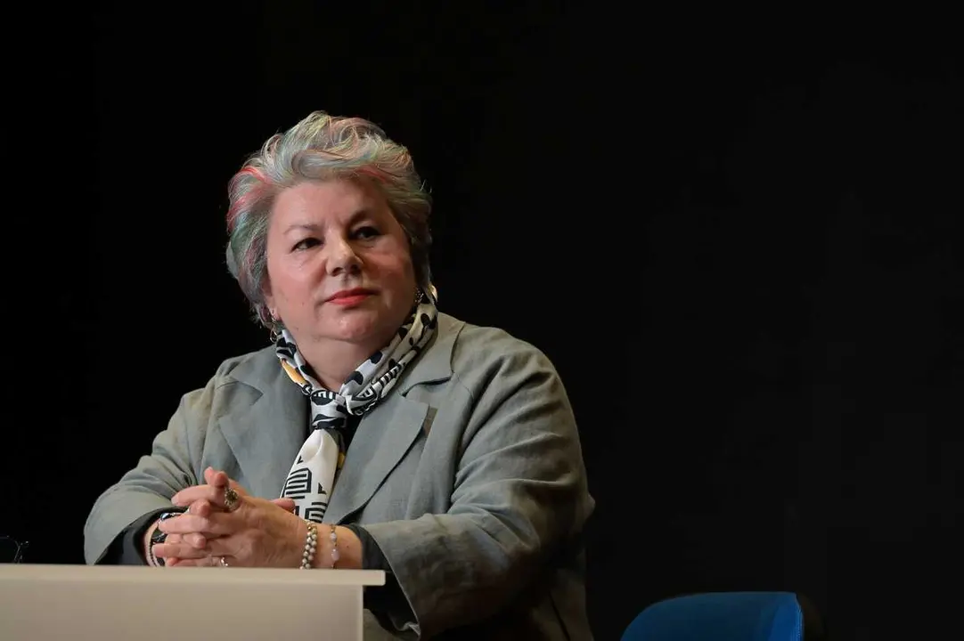 Archivo - Dolores V&aacute;zquez durante el acto de entrega del XVII Premio &Uacute;rsula Mel&eacute;ndez de Texeda, en el Liceo de Betanzos, a 23 de marzo de 2025, en Betanzos, A Coru&ntilde;a, Galicia (Espa&ntilde;a). 