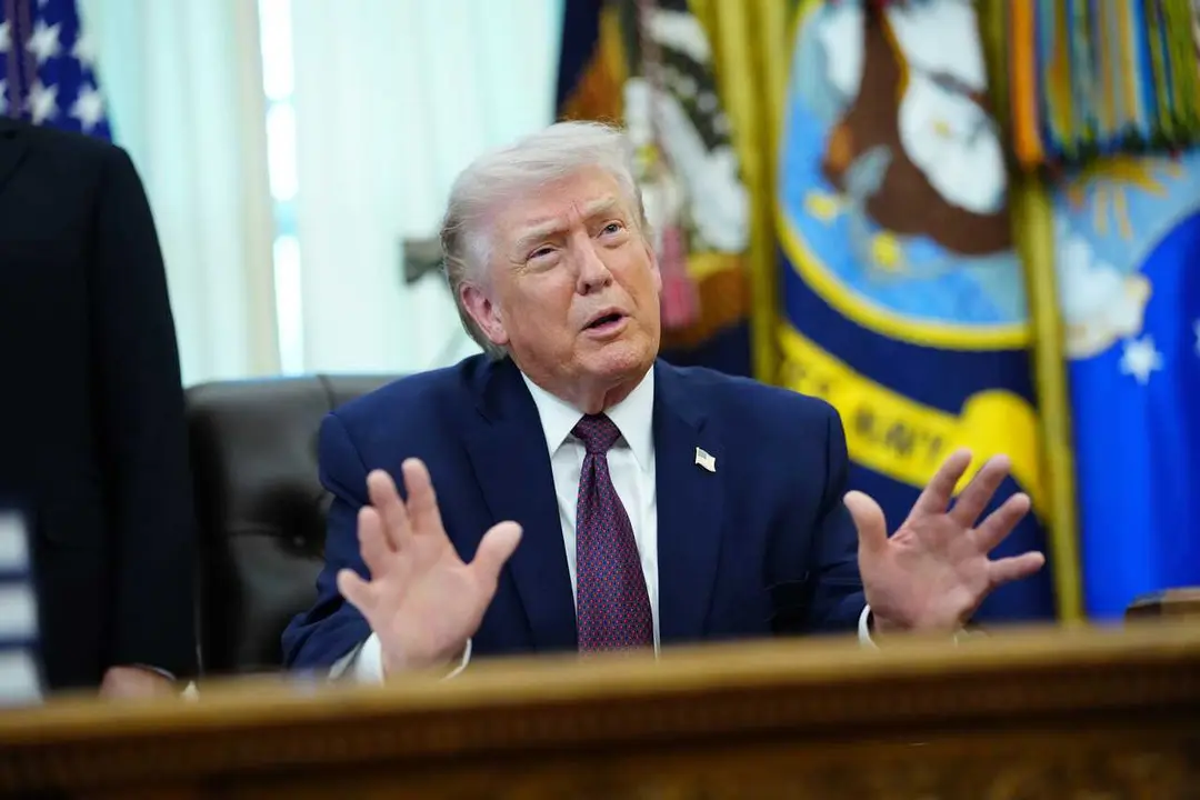 El presidente de Estados Unidos, Donald Trump.