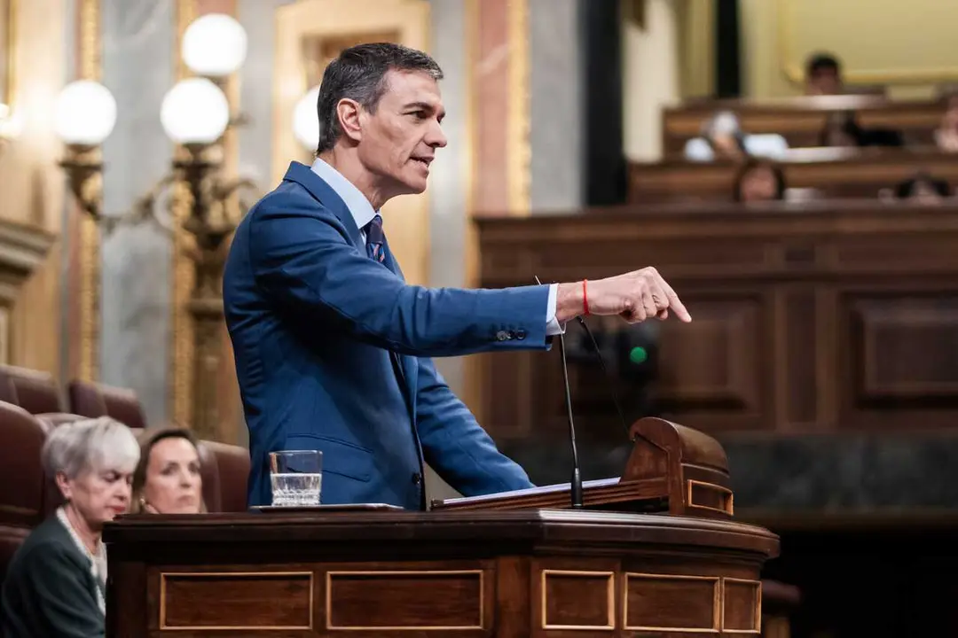 Archivo - El presidente del Gobierno,  Pedro S&aacute;nchez, durante una sesi&oacute;n de control al Gobierno, en el Congreso, a 25 de marzo de 2026, en Madrid (Espa&ntilde;a). S
