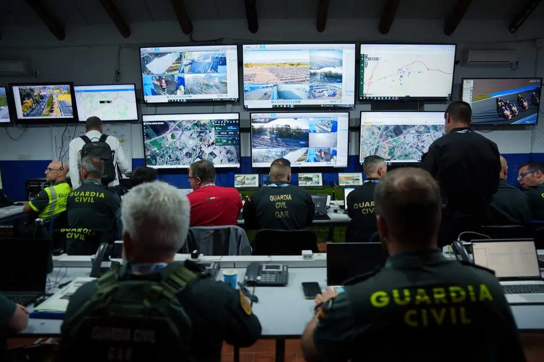 Puesto de Mando Avanzado del Gran Premio de Espa&ntilde;a de Motociclismo 2026 en el circuito de Jerez de la Frontera. ARCHIVO.