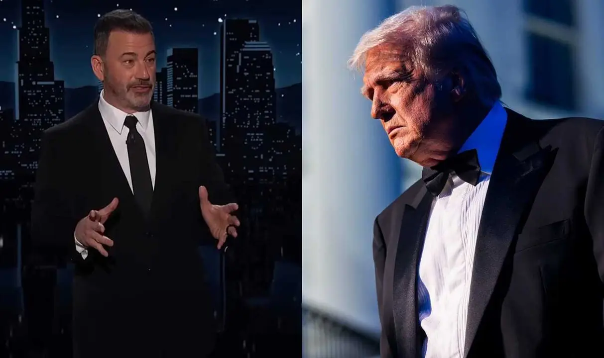 Jimmy Kimmel se defiende despu&eacute;s de que Donald Trump pida su despido por llamar a Melania 'futura viuda'