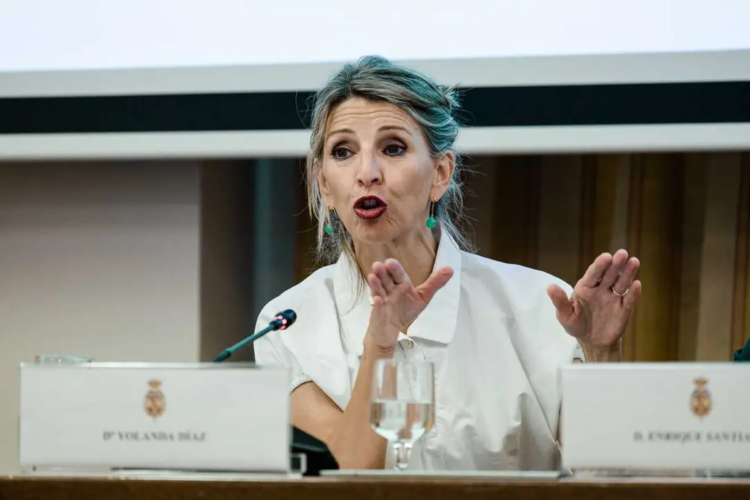 La vicepresidenta segunda y ministra de Trabajo y Econom&iacute;a Social, Yolanda D&iacute;az.