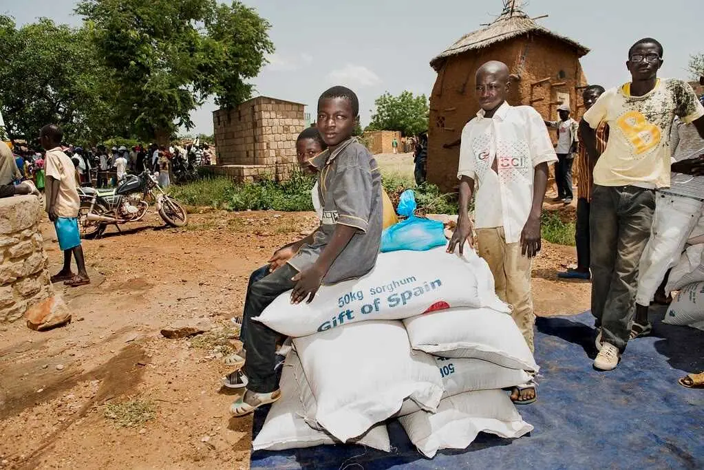 Archivo - Operativo de ayuda humanitaria en la regi&oacute;n de Mopti , Mali.