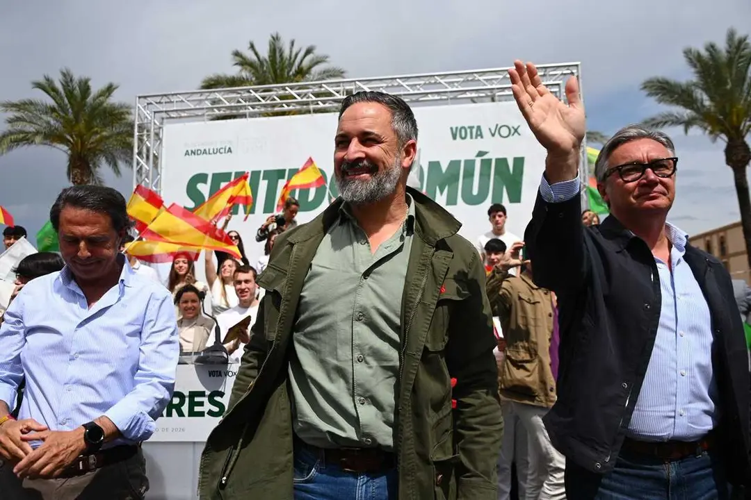 Acto de campa&ntilde;a de Vox en Linares, Ja&eacute;n