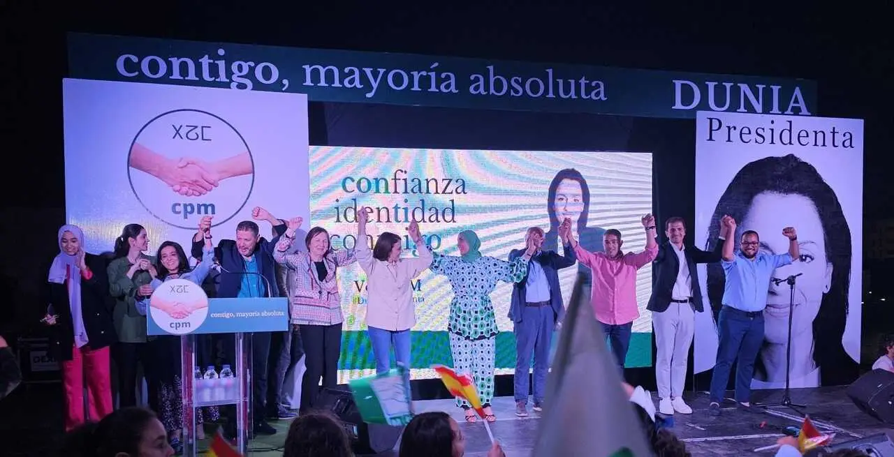 Acto de campa&ntilde;a de CPM en las elecciones municipales y autonomicas de mayo de 2023.