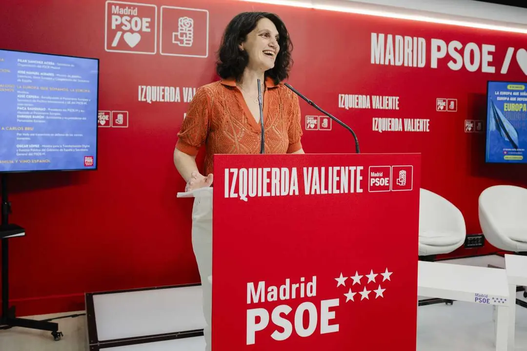 La secretaria de Organizaci&oacute;n del PSOE-M, Pilar S&aacute;nchez Acera