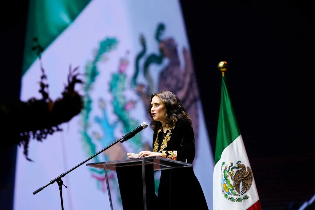 La presidenta de la Comunidad de Madrid, Isabel D&iacute;az Ayuso, en su viaje institucional a M&eacute;xico.