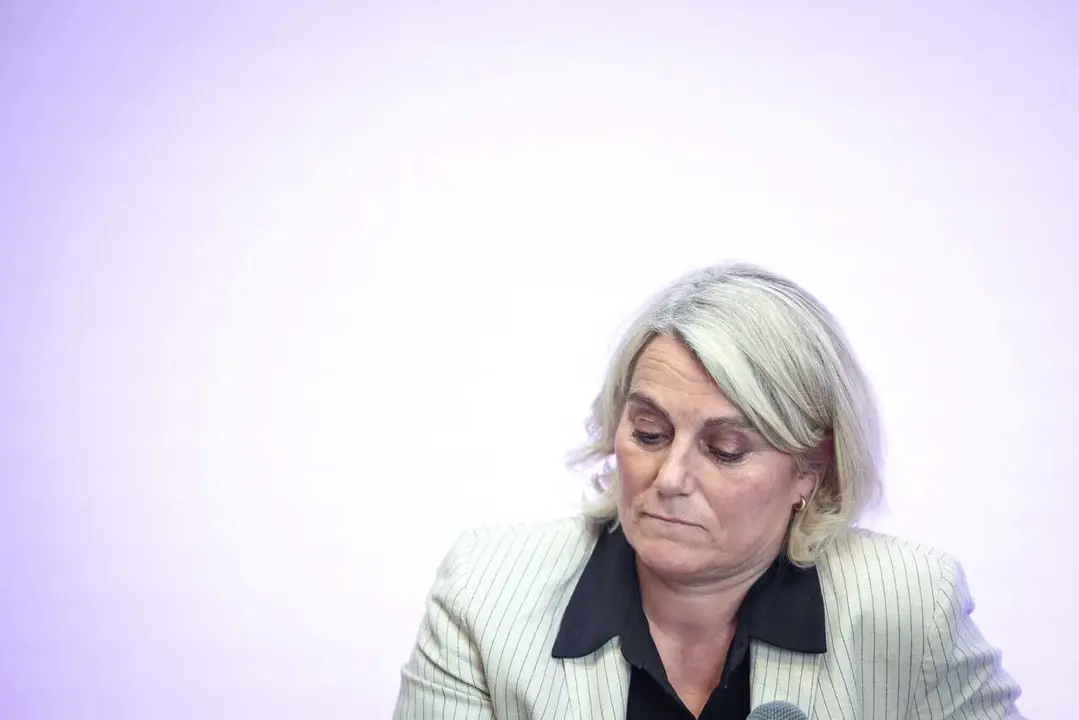 Sebastien Toubon / IP3; Paris, Monsieur Jean-Pierre FARANDOU, ministre du Travail et des Solidarites, Madame Stephanie RIST, ministre de la Sante, des Familles, de l Autonomie et des Personnes handicapees et Monsieur David AMIEL, ministre de l Action et des comptes publics lors d une conference de presse de presentation du plan de reduction de l absence au travail - Mr. Jean-Pierre FARANDOU, Minister of Labour and Solidarity, Mrs. Stephanie RIST, Minister of Health, Families, Autonomy and Persons with Disabilities and Mr. David AMIEL, Minister of Action and Public Accounts at a press conference presenting the plan to reduce absence from work