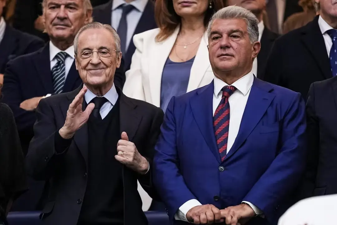 Florentino P&eacute;rez y Joan Laporta