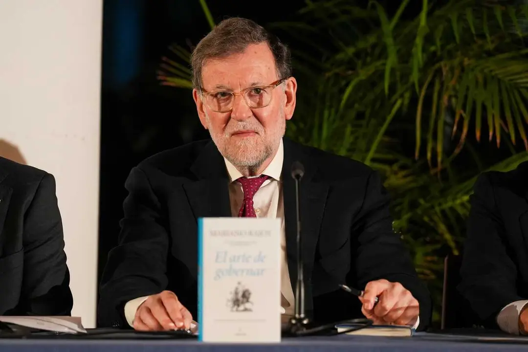 Archivo - El expresidente del Gobierno Mariano Rajoy  durante la presentaci&oacute;n del libro 'El arte de gobernar'. A 14 de enero de 2025 en Sevilla, Andaluc&iacute;a (Espa&ntilde;a). 