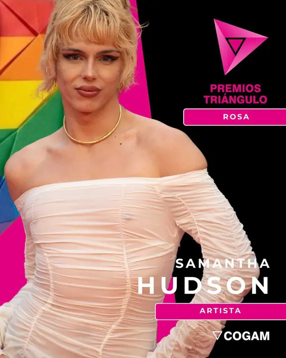 La artista Samantha Hudson, Premio Tri&aacute;ngulo Rosa 2026 del colectivo LGTBI+ de la Comunidad de Madrid