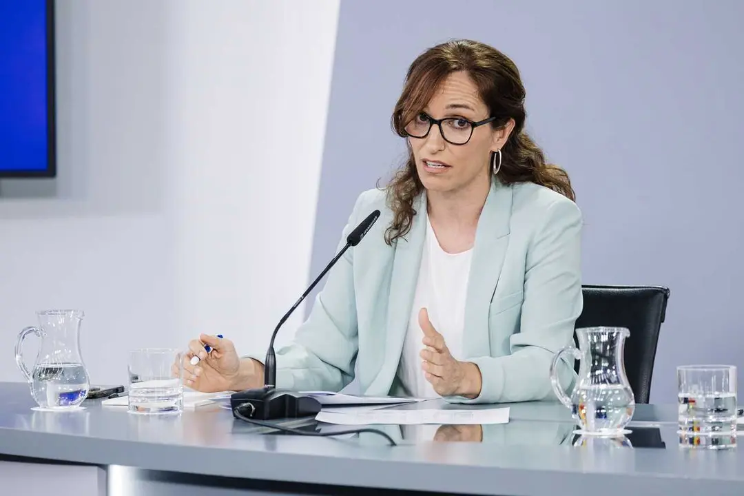 Imagen de archivo de la ministra de Sanidad, M&oacute;nica Garc&iacute;a.