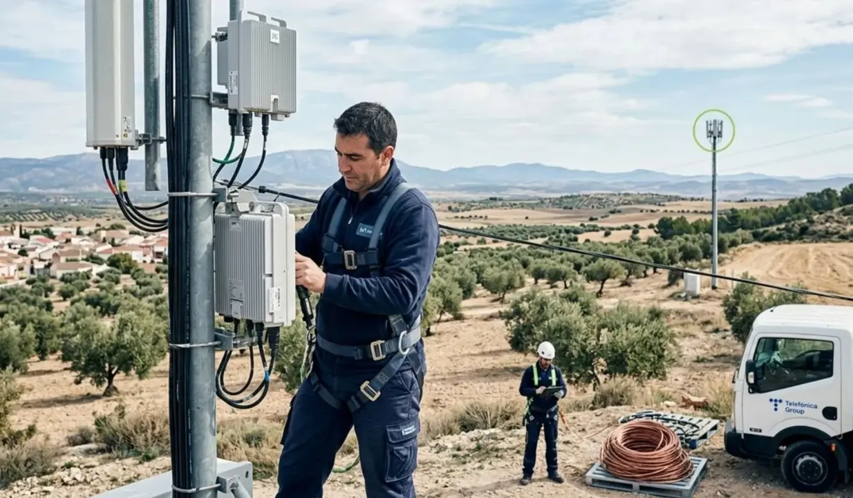 Trabajadores de Movistar