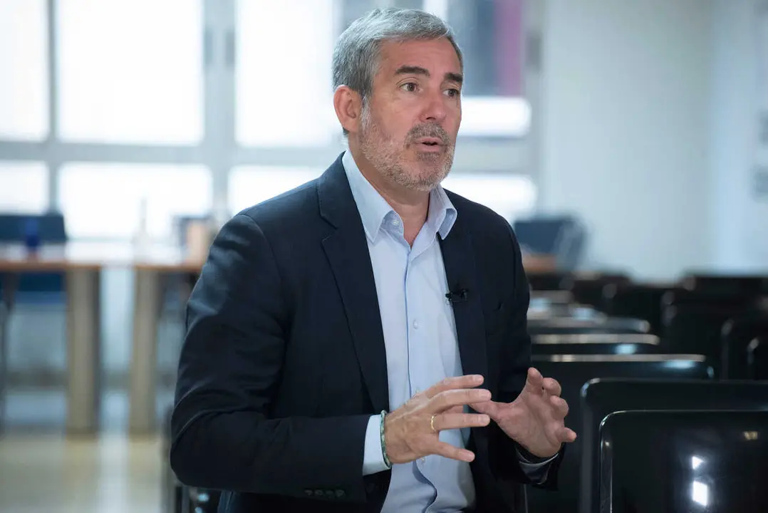Archivo - El presdiente de Canarias, Fernando Clavijo