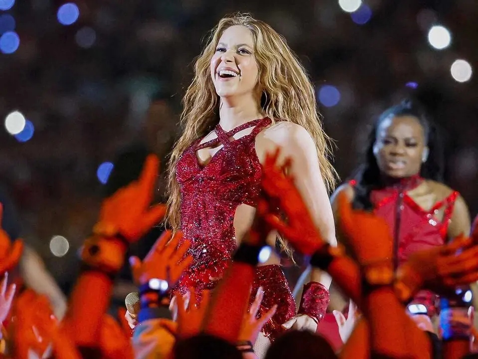 (Foto de ARCHIVO)
02 February 2020, US, Miami Gardens: Colombian singer Shakira performs during the halftime show of the Super Bowl LIV American football match between Kansas City Chiefs and San Francisco 49ers at Hard Rock Stadium. Photo: Al Diaz/TNS via ZUMA Wire/dpa

02/2/2020 ONLY FOR USE IN SPAIN