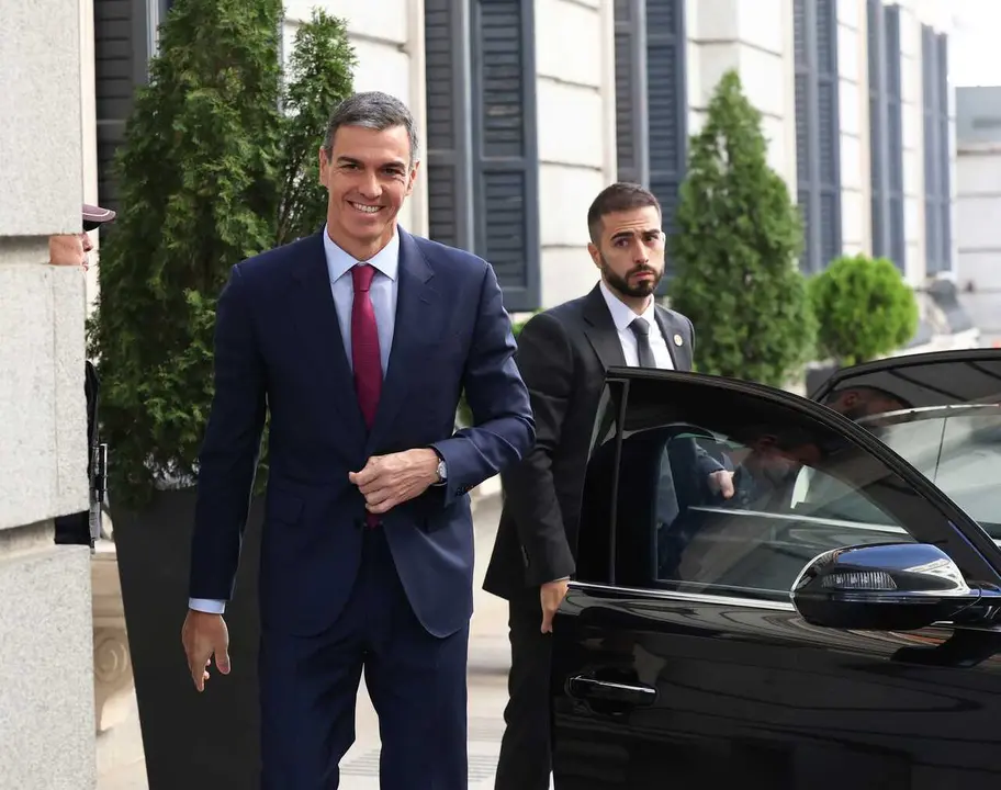 El presidente del Gobierno, Pedro S&aacute;nchez, 
