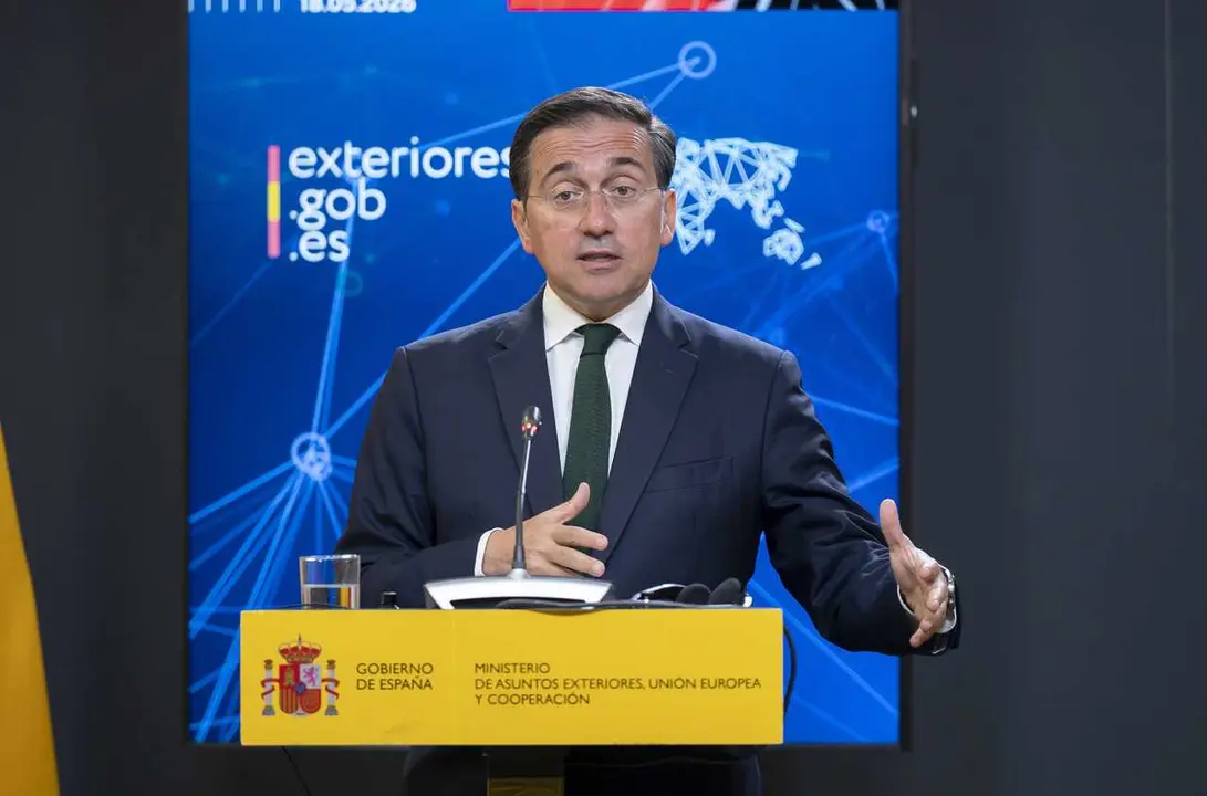 El ministro de Asuntos Exteriores, Uni&oacute;n Europea y Cooperaci&oacute;n, Jos&eacute; Manuel Albares