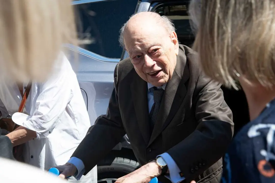 El expresidente de la Generalitat de Catalu&ntilde;a, Jordi Pujol, asiste a la inauguraci&oacute;n de la plaza Ricard Mas&oacute;, a 23 de mayo de 2026, en Girona, Catalunya (Espa&ntilde;a).