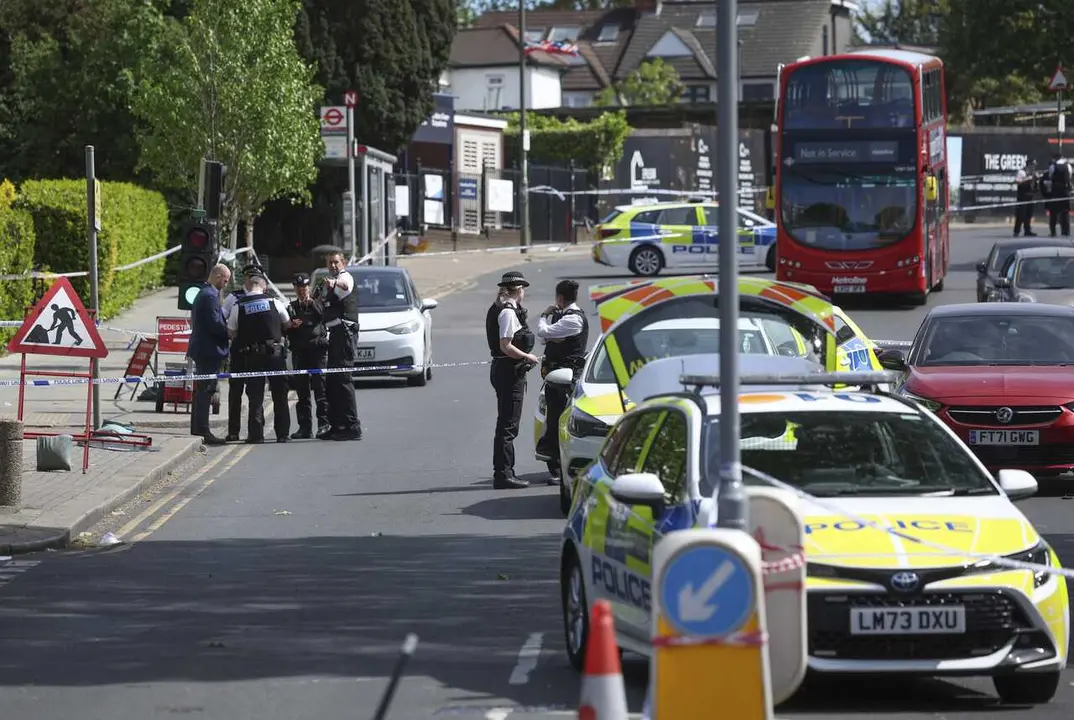 Ataque con cuchillo en Londres que dej&oacute; dos heridos el 29 de abril de 2026