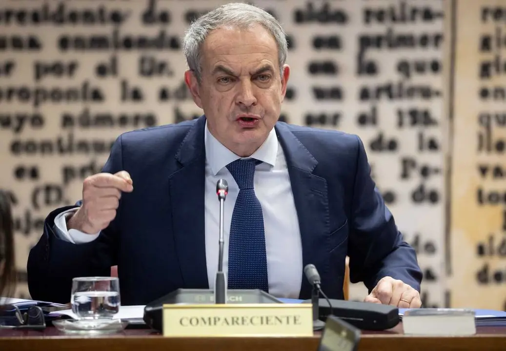 Archivo - El expresidente del Gobierno Jos&eacute; Luis Rodr&iacute;guez Zapatero comparece ante la Comisi&oacute;n de Investigaci&oacute;n sobre el &lsquo;caso Koldo&rsquo;, en el Senado, a 2 de marzo de 2026, en Madrid (Espa&ntilde;a). Zapatero ha sido citado por el Partido Popular para dar explicac