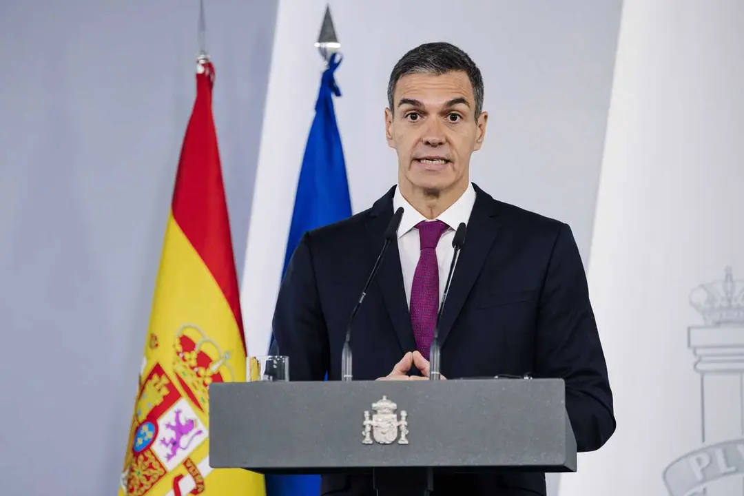El presidente del Gobierno, Pedro S&aacute;nchez