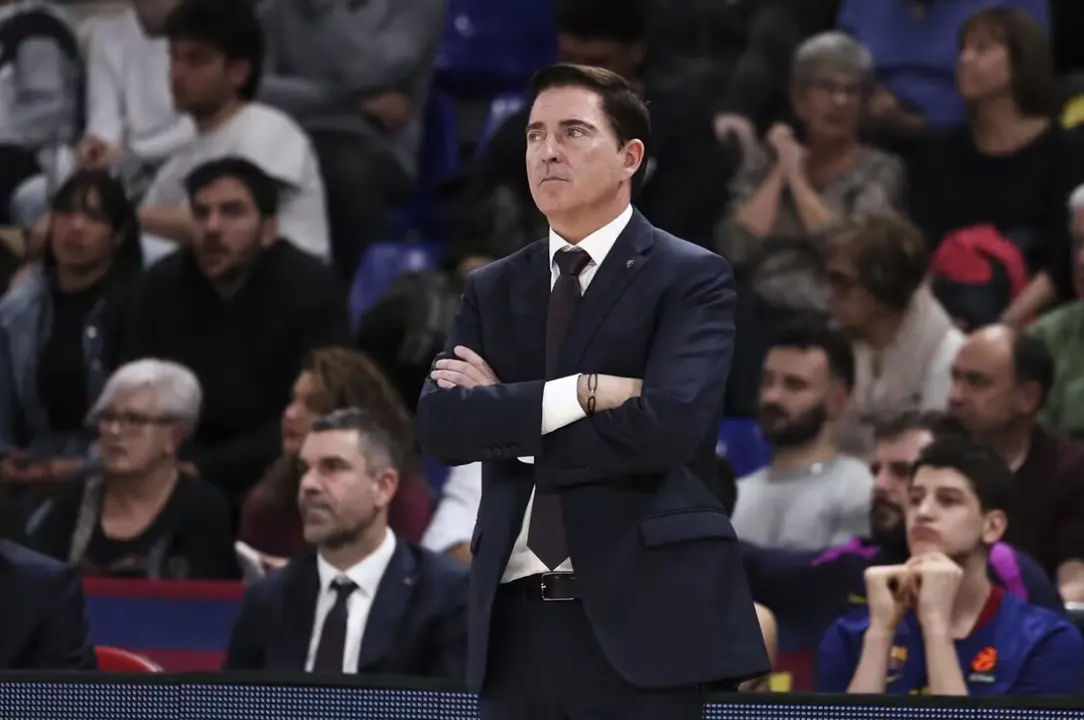 El entrandor del Barcelona Basquet, Xavi Pascual