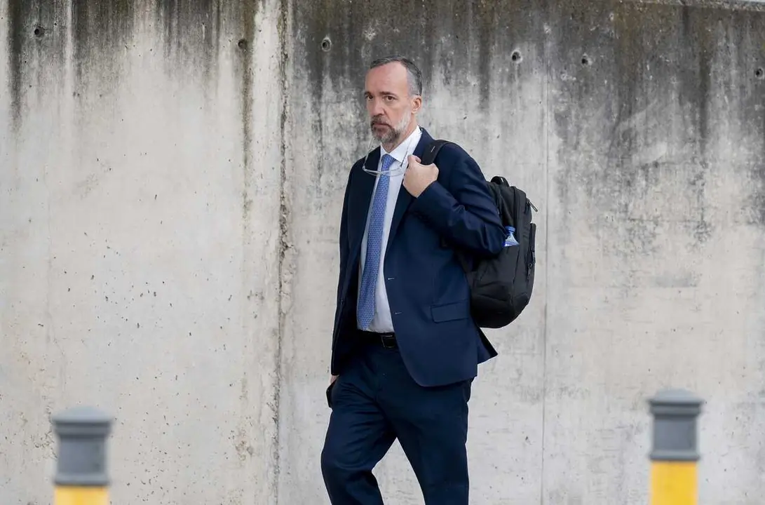 El exsecretario de Estado de Seguridad, Francisco Mart&iacute;nez, a su llegada a la Audiencia Nacional, a 4 de mayo de 2026, en San Fernando de Henares, Madrid (Espa&ntilde;a).