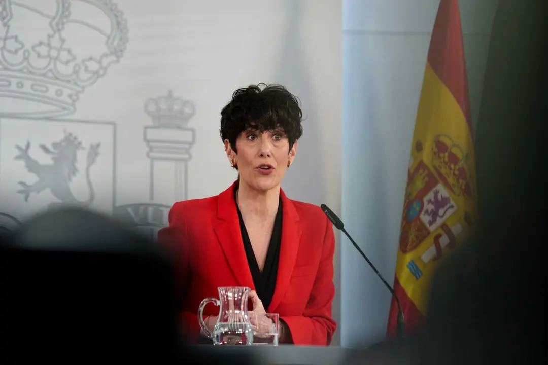 Archivo - La portavoz del Gobierno y ministra de Inclusi&oacute;n, Seguridad Social y Migraciones, Elma Saiz