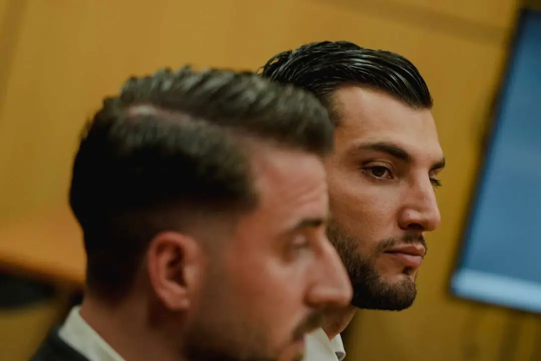 El futbolista Rafa Mir en la Audiencia Provincial de Valencia, a 28 de mayo de 2026, en Valencia, en el juicio en el que est&aacute; acusado de agredir sexualmente a una joven en 2024