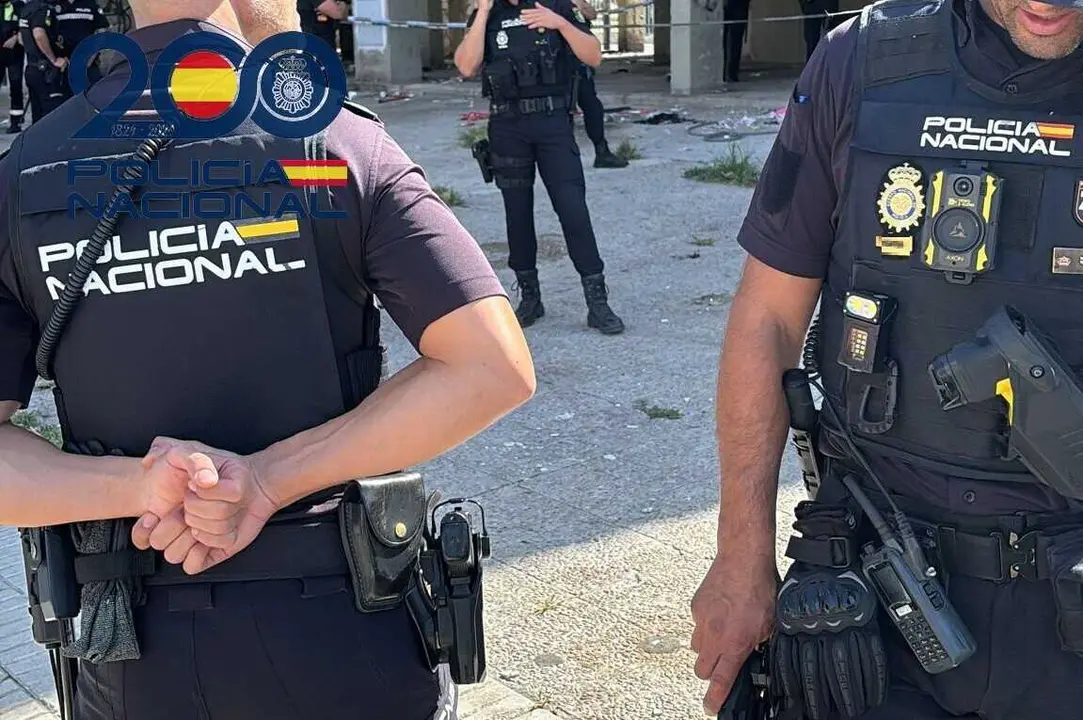 Archivo - Agentes de Polic&iacute;a Nacional