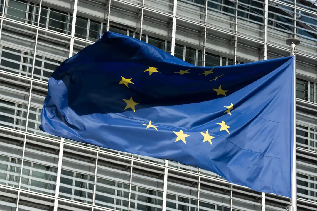 Archivo - Bandera de la UE