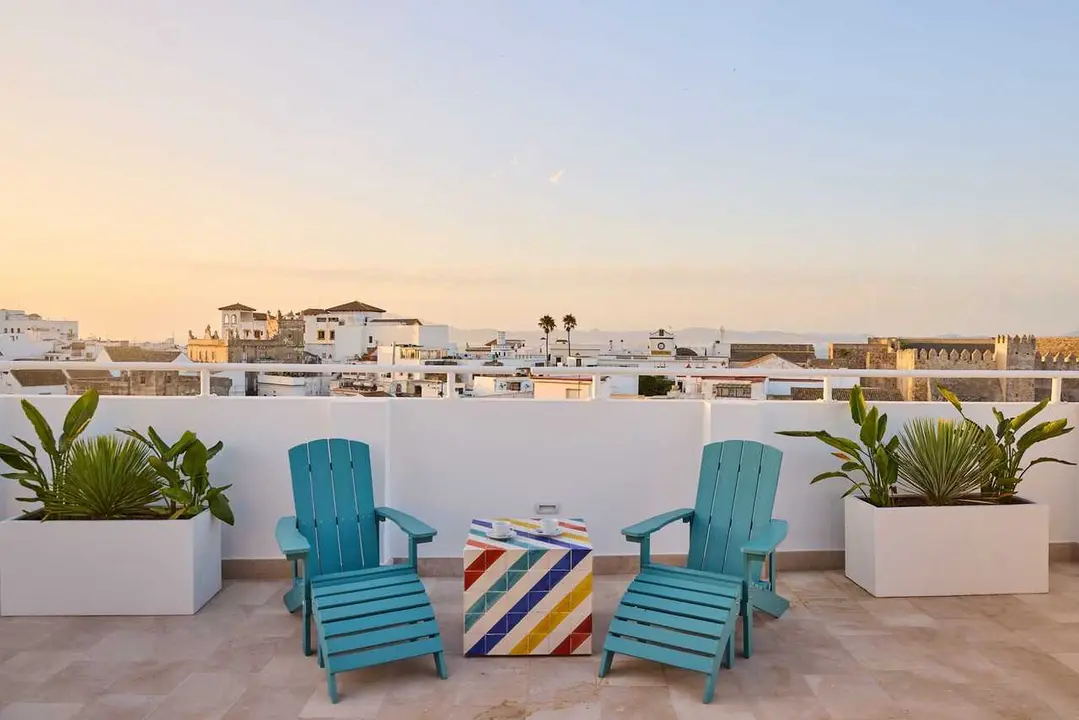 Terraza del Hotel Misiana, Tarifa.