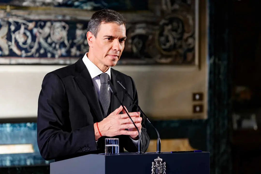 El presidente del Gobierno, Pedro S&aacute;nchez  