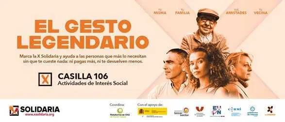 Las ONG recibieron en 2025 m&aacute;s de 3 millones de euros de la 'X Solidaria' para apoyar a 736.308 personas vulnerables