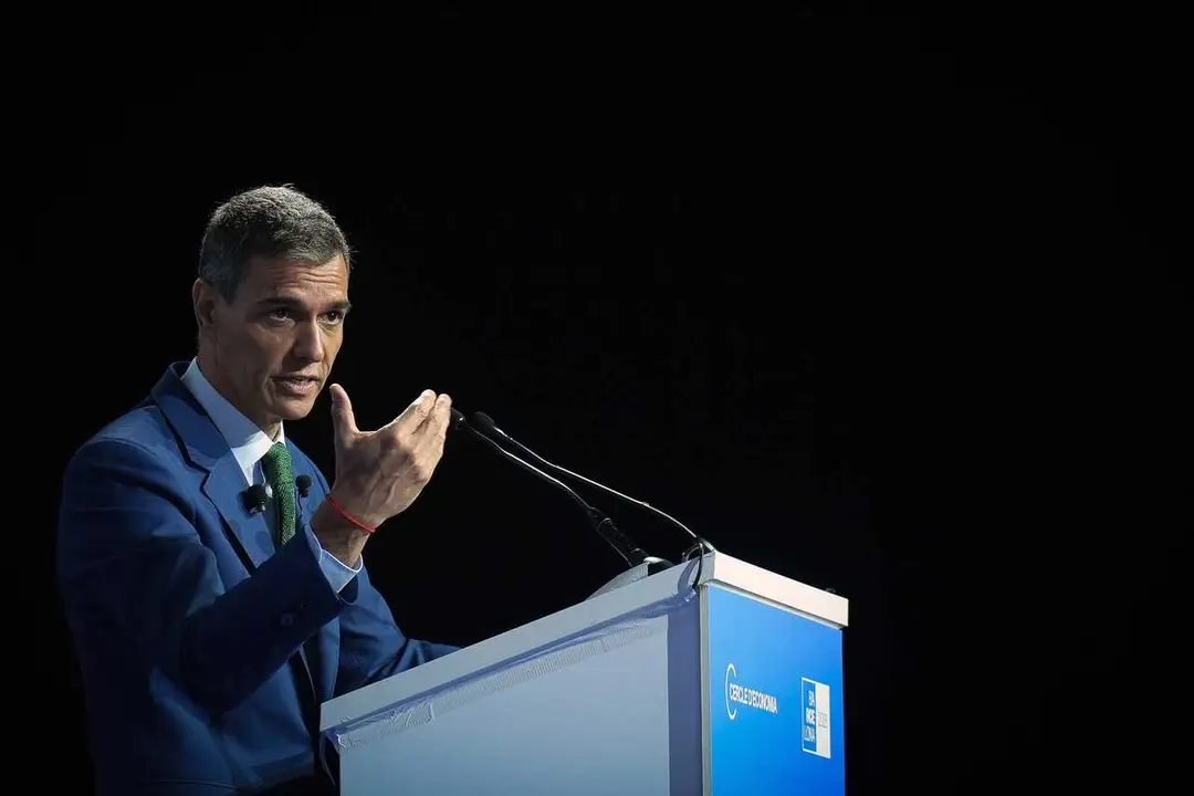 El presidente del Gobierno Pedro S&aacute;nchez, durante la celebraci&oacute;n de la sesi&oacute;n de clausura de la 41&ordf; Reuni&oacute;n del Cercle d'Economia, a 3 de junio de 2026, en Barcelona, Catalunya (Espa&ntilde;a). Este foro econ&oacute;mico y empresarial de alto nivel, desarrollado en el 