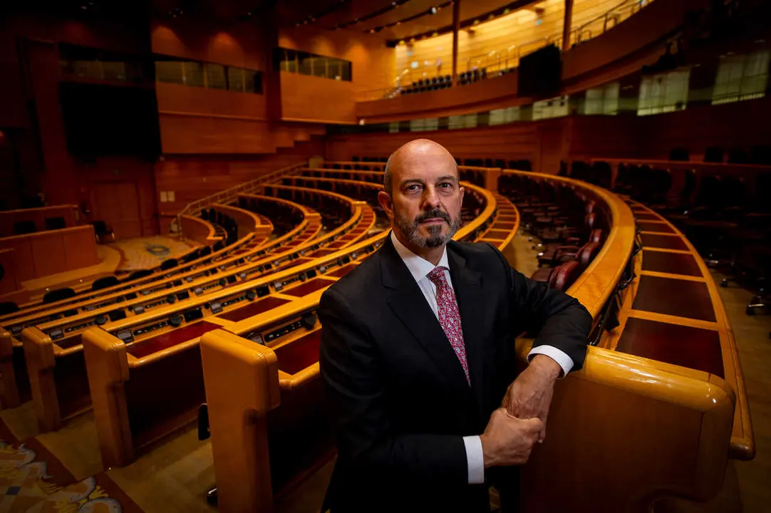 Archivo - El presidente del Senado, Pedro Roll&aacute;n, posa tras una entrevista para Europa Press, en el Senado, a 29 de mayo de 2025, en Madrid (Espa&ntilde;a). 