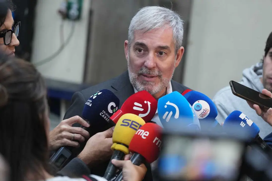 Archivo - El presidente de Canarias, Fernando Clavijo,