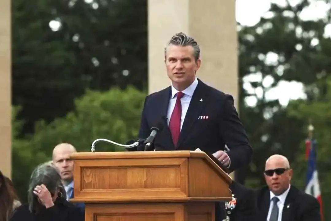 El secretario de Defensa de Estados Unidos, Peter Hegseth