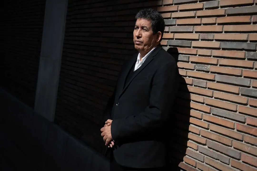 Archivo - El delegado del Frente Polisario en Espa&ntilde;a, Abdulah Arabi