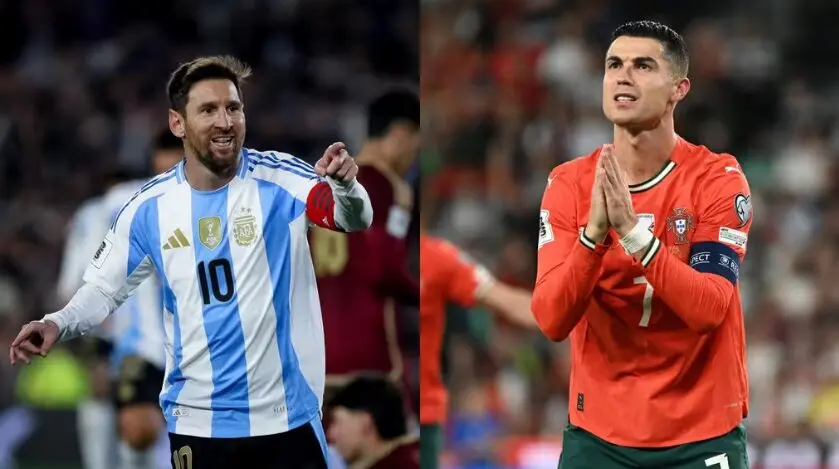 Messi y Cristiano