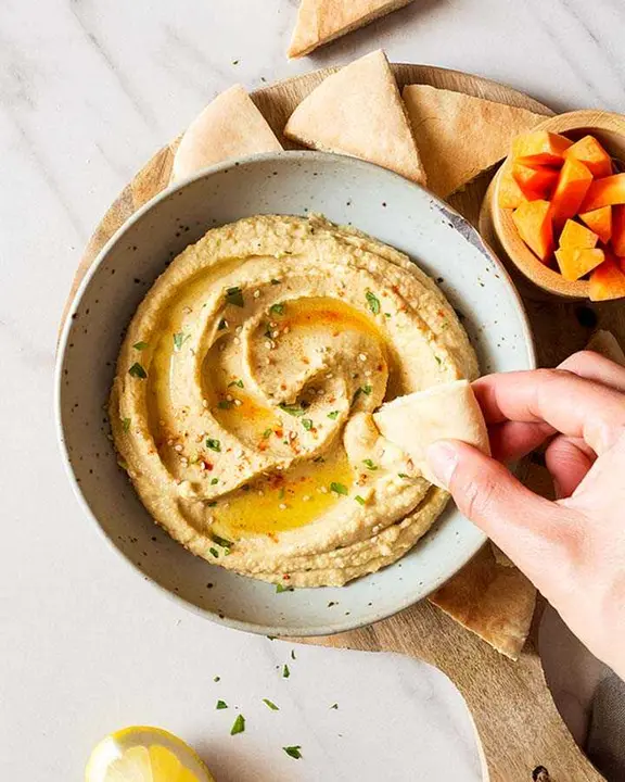Humus de garbanzos