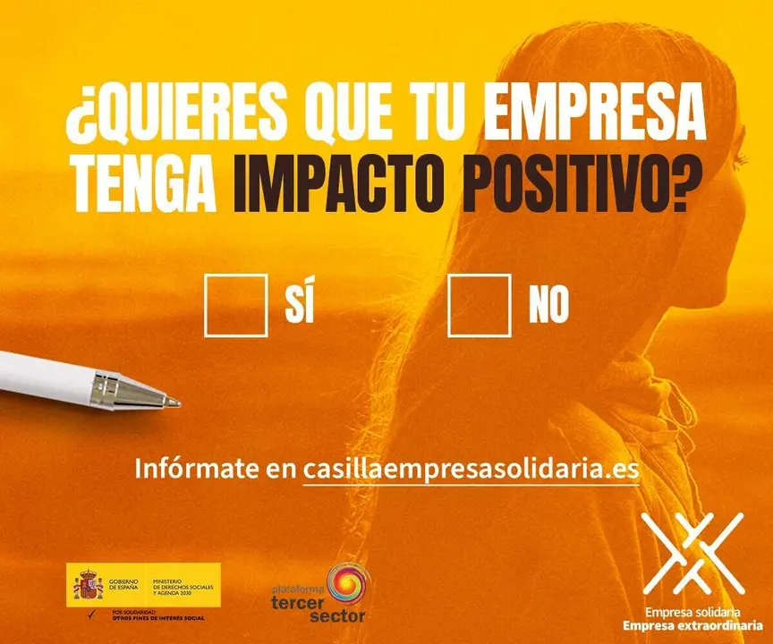 Archivo - Casilla Empresa Solidaria impulsada por la Plataforma del Tercer Sector